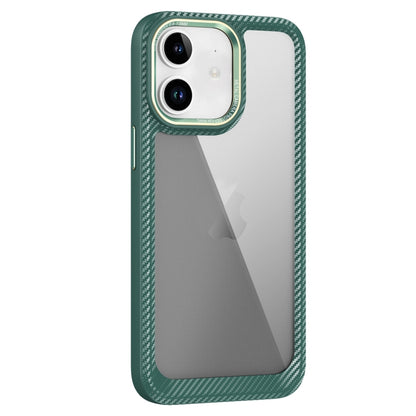 เคสโทรศัพท์แผงด้านหลังคาร์บอนไฟเบอร์โปร่งใส, For iPhone 11 Pro Max, For iPhone 11
