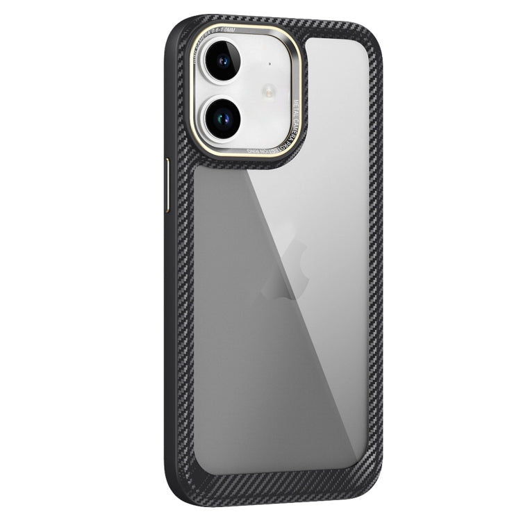 เคสโทรศัพท์แผงด้านหลังคาร์บอนไฟเบอร์โปร่งใส, For iPhone 11 Pro Max, For iPhone 11