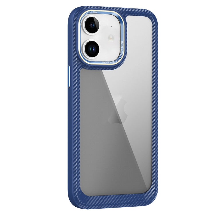เคสโทรศัพท์แผงด้านหลังคาร์บอนไฟเบอร์โปร่งใส, For iPhone 11 Pro Max, For iPhone 11