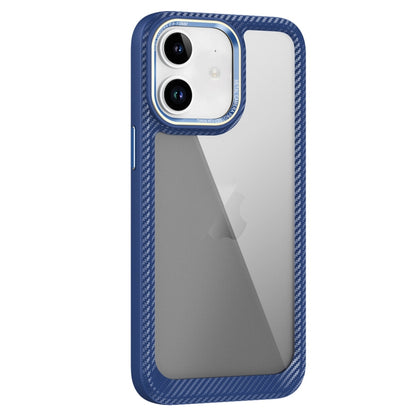 เคสโทรศัพท์แผงด้านหลังคาร์บอนไฟเบอร์โปร่งใส, For iPhone 11 Pro Max, For iPhone 11