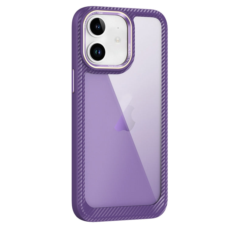 เคสโทรศัพท์แผงด้านหลังคาร์บอนไฟเบอร์โปร่งใส, For iPhone 11 Pro Max, For iPhone 11