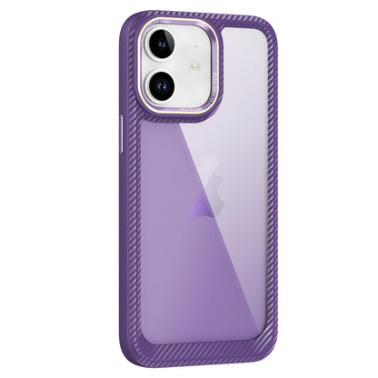 เคสโทรศัพท์แผงด้านหลังคาร์บอนไฟเบอร์โปร่งใส, For iPhone 11 Pro Max, For iPhone 11