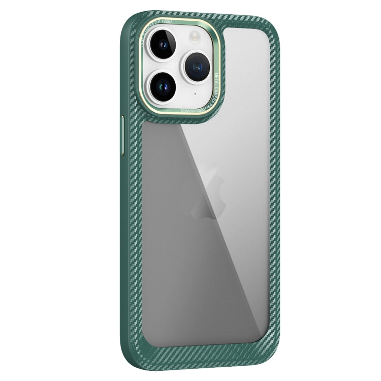 เคสโทรศัพท์แผงด้านหลังคาร์บอนไฟเบอร์โปร่งใส, For iPhone 11 Pro Max, For iPhone 11