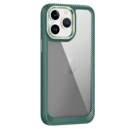 เคสโทรศัพท์แผงด้านหลังคาร์บอนไฟเบอร์โปร่งใส, For iPhone 11 Pro Max, For iPhone 11
