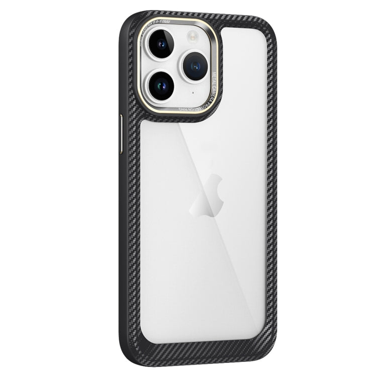 เคสโทรศัพท์แผงด้านหลังคาร์บอนไฟเบอร์โปร่งใส, For iPhone 11 Pro Max, For iPhone 11