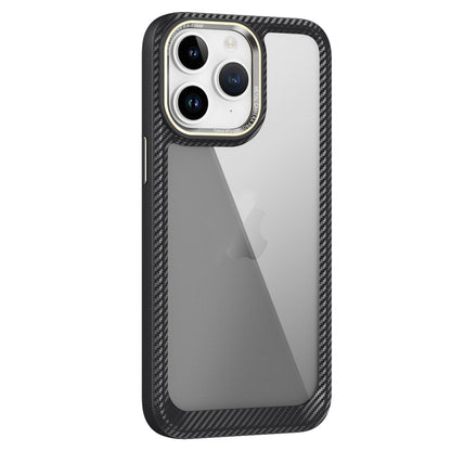 เคสโทรศัพท์แผงด้านหลังคาร์บอนไฟเบอร์โปร่งใส, For iPhone 11 Pro Max, For iPhone 11