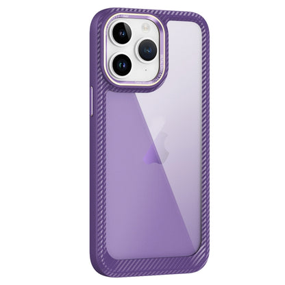 เคสโทรศัพท์แผงด้านหลังคาร์บอนไฟเบอร์โปร่งใส, For iPhone 11 Pro Max, For iPhone 11