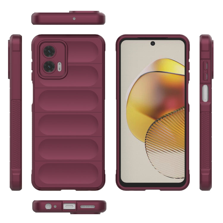 เคสโทรศัพท์ Magic Shield TPU + Flannel, For Motorola Moto G73 5G, For Motorola Moto G62 5G