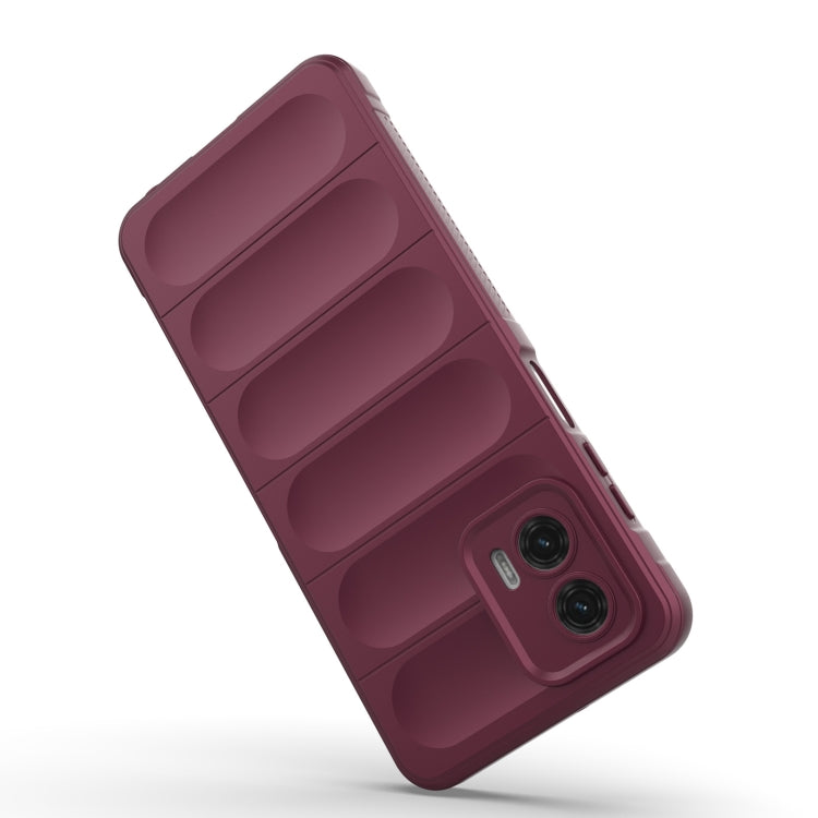 เคสโทรศัพท์ Magic Shield TPU + Flannel, For Motorola Moto G73 5G, For Motorola Moto G62 5G