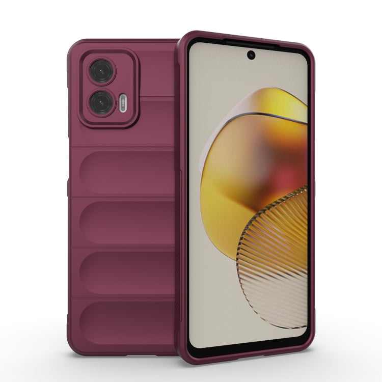 เคสโทรศัพท์ Magic Shield TPU + Flannel, For Motorola Moto G73 5G, For Motorola Moto G62 5G