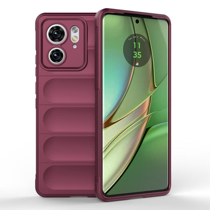 เคสโทรศัพท์ Magic Shield TPU + Flannel, For Motorola Edge 50 Pro 5G Global, For Motorola Edge 50 Fusion 5G Global, For Motorola Moto G34 5G, For Motorola Edge 40 5G