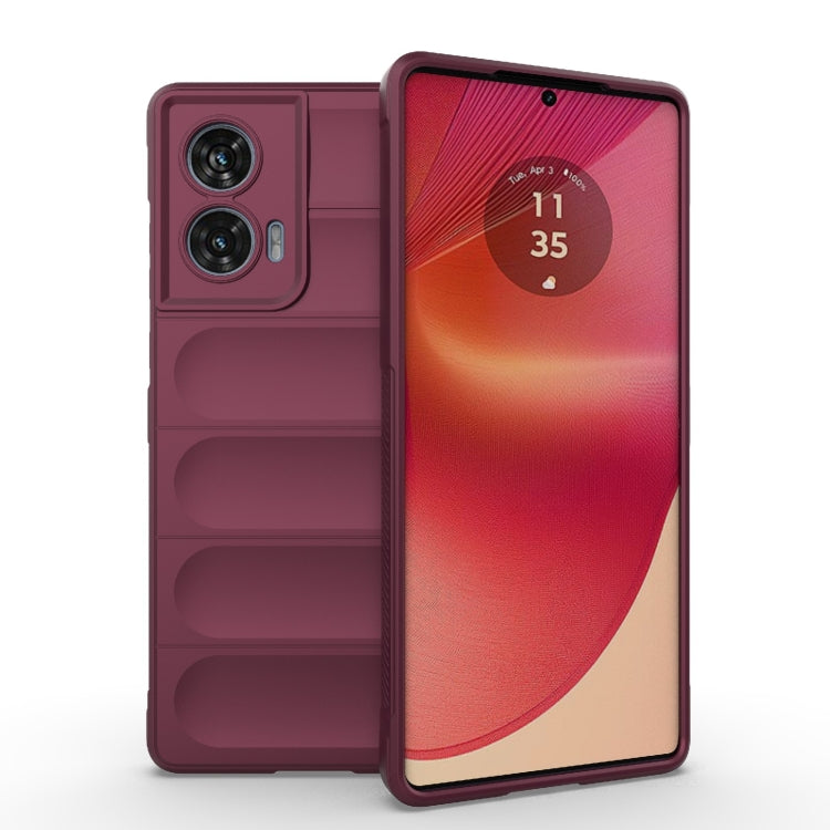 เคสโทรศัพท์ Magic Shield TPU + Flannel, For Motorola Edge 50 Pro 5G Global, For Motorola Edge 50 Fusion 5G Global, For Motorola Moto G34 5G, For Motorola Edge 40 5G