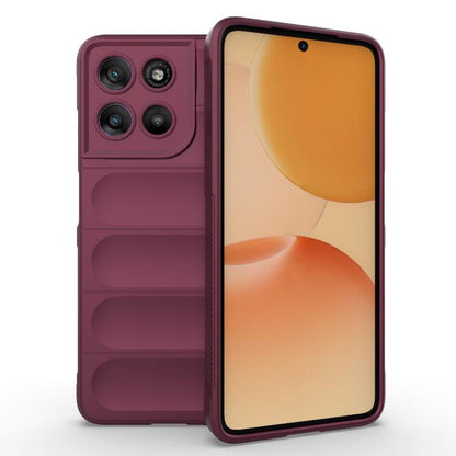 เคสโทรศัพท์ Magic Shield TPU + Flannel, For Motorola Edge 70 Pro 5G Global, For Motorola Edge 70 Fusion 5G Global, For Motorola Signature 5G Global, For Motorola Moto G67 Power 5G India