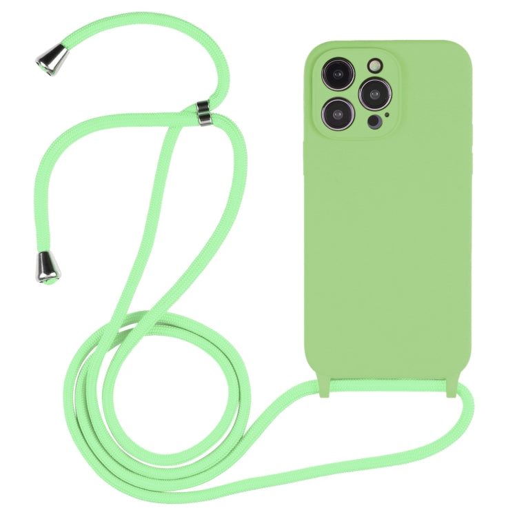เคสซิลิโคนเหลวสายคล้อง Crossbody, For iPhone 16 Pro Max, For iPhone 16 Pro, For iPhone 16 Plus