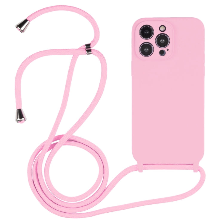เคสซิลิโคนเหลวสายคล้อง Crossbody, For iPhone 16 Pro Max, For iPhone 16 Pro, For iPhone 16 Plus