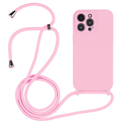 เคสซิลิโคนเหลวสายคล้อง Crossbody, For iPhone 16 Pro Max, For iPhone 16 Pro, For iPhone 16 Plus