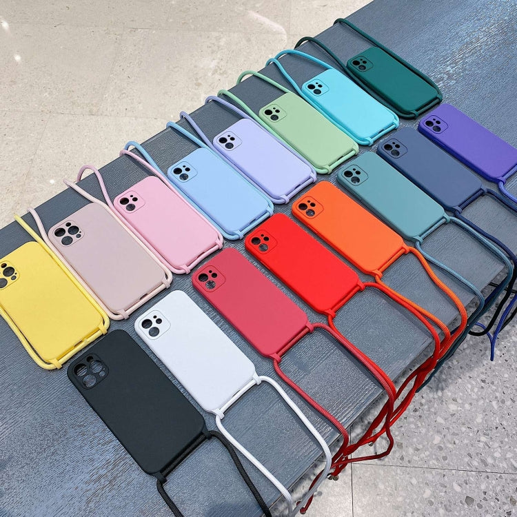 เคสซิลิโคนเหลวสายคล้อง Crossbody, For iPhone 16 Pro Max, For iPhone 16 Pro, For iPhone 16 Plus