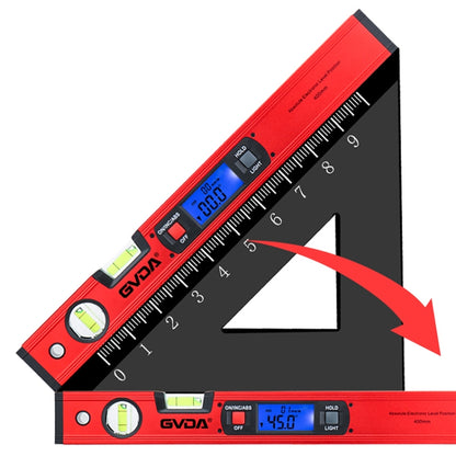 GVDA GD-H400M Digital Level 360 ไม้บรรทัดวัดระดับไม้โปรแทรกเตอร์
