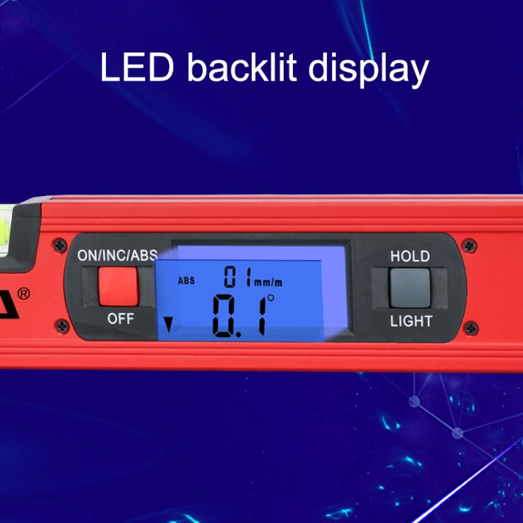 GVDA GD-H400M Digital Level 360 ไม้บรรทัดวัดระดับไม้โปรแทรกเตอร์