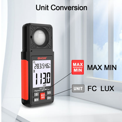 GVDA GD158 200000Lux Digital Light Meter Tester เครื่องวัดความสว่าง