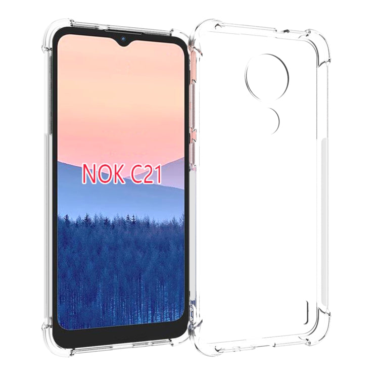 เคสโทรศัพท์ TPU หนากันลื่นกันกระแทก, For Nokia G42 5G, For Nokia C110 4G, For Nokia C300 4G, For Nokia X30 5G, For Nokia G60 5G, For Nokia G400 5G, For Nokia C200, For Nokia C21 Plus, For Nokia C21, For Nokia C2 2nd Edition, For Nokia G21