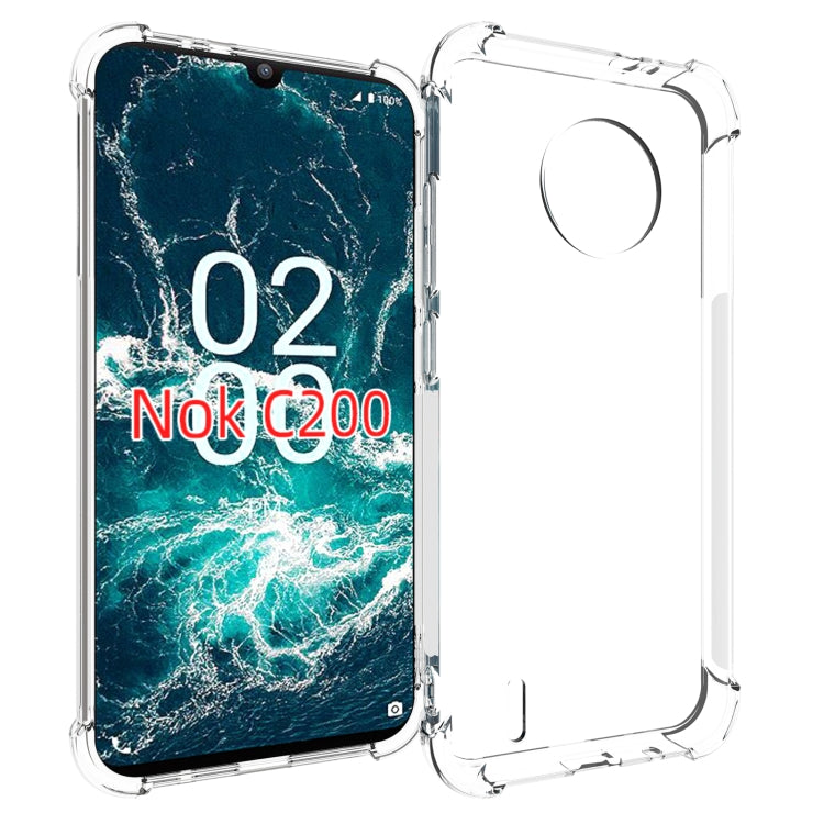 เคสโทรศัพท์ TPU หนากันลื่นกันกระแทก, For Nokia G42 5G, For Nokia C110 4G, For Nokia C300 4G, For Nokia X30 5G, For Nokia G60 5G, For Nokia G400 5G, For Nokia C200, For Nokia C21 Plus, For Nokia C21, For Nokia C2 2nd Edition, For Nokia G21