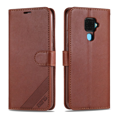 AZNS Sheepskin Texture ซองหนังพลิกแนวนอนพร้อมตัวยึดและช่องเสียบการ์ดและกระเป๋าสตางค์, For Huawei Mate 20 / 20X, For Huawei Mate 20 Pro, For Huawei Mate 30 Lite / Nova 5i Pro, For Huawei Mate 30 / Mate 30 Pro, For Huawei Nova 5 / 5 Pro                  ...