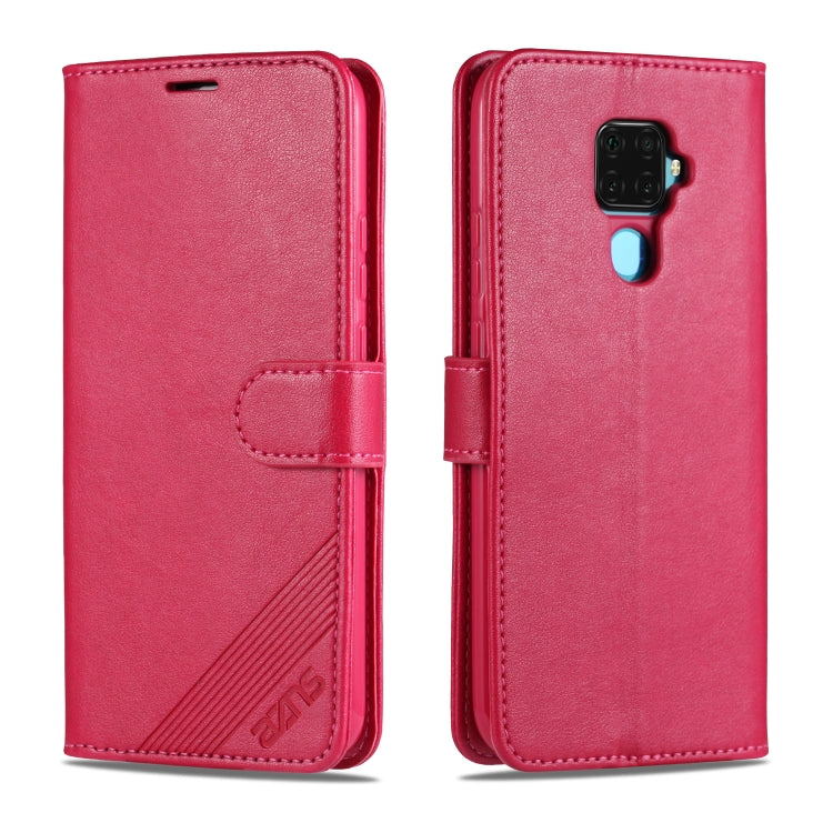 AZNS Sheepskin Texture ซองหนังพลิกแนวนอนพร้อมตัวยึดและช่องเสียบการ์ดและกระเป๋าสตางค์, For Huawei Mate 20 / 20X, For Huawei Mate 20 Pro, For Huawei Mate 30 Lite / Nova 5i Pro, For Huawei Mate 30 / Mate 30 Pro, For Huawei Nova 5 / 5 Pro                  ...