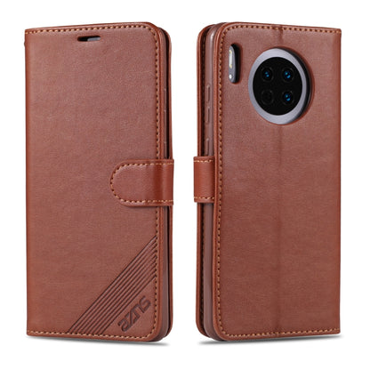 AZNS Sheepskin Texture ซองหนังพลิกแนวนอนพร้อมตัวยึดและช่องเสียบการ์ดและกระเป๋าสตางค์, For Huawei Mate 20 / 20X, For Huawei Mate 20 Pro, For Huawei Mate 30 Lite / Nova 5i Pro, For Huawei Mate 30 / Mate 30 Pro, For Huawei Nova 5 / 5 Pro                  ...