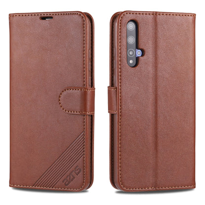 AZNS Sheepskin Texture ซองหนังพลิกแนวนอนพร้อมตัวยึดและช่องเสียบการ์ดและกระเป๋าสตางค์, For Huawei Mate 20 / 20X, For Huawei Mate 20 Pro, For Huawei Mate 30 Lite / Nova 5i Pro, For Huawei Mate 30 / Mate 30 Pro, For Huawei Nova 5 / 5 Pro                  ...