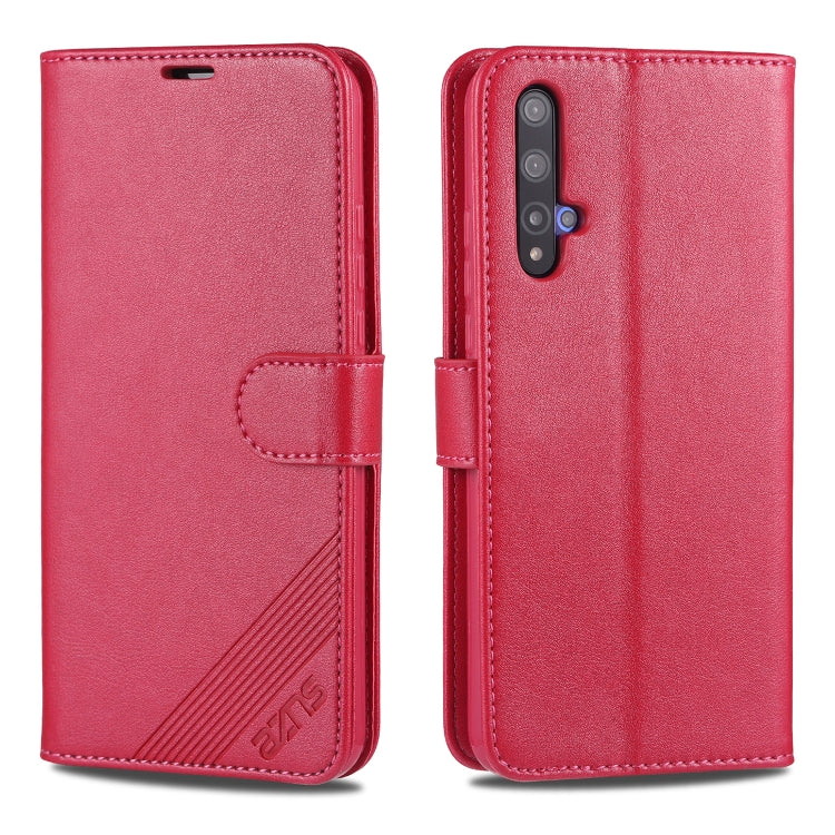 AZNS Sheepskin Texture ซองหนังพลิกแนวนอนพร้อมตัวยึดและช่องเสียบการ์ดและกระเป๋าสตางค์, For Huawei Mate 20 / 20X, For Huawei Mate 20 Pro, For Huawei Mate 30 Lite / Nova 5i Pro, For Huawei Mate 30 / Mate 30 Pro, For Huawei Nova 5 / 5 Pro                  ...