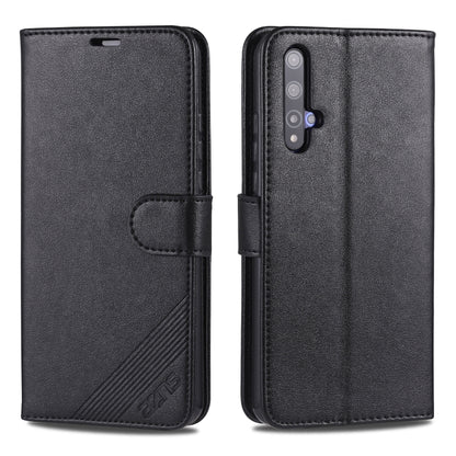 AZNS Sheepskin Texture ซองหนังพลิกแนวนอนพร้อมตัวยึดและช่องเสียบการ์ดและกระเป๋าสตางค์, For Huawei Mate 20 / 20X, For Huawei Mate 20 Pro, For Huawei Mate 30 Lite / Nova 5i Pro, For Huawei Mate 30 / Mate 30 Pro, For Huawei Nova 5 / 5 Pro                  ...