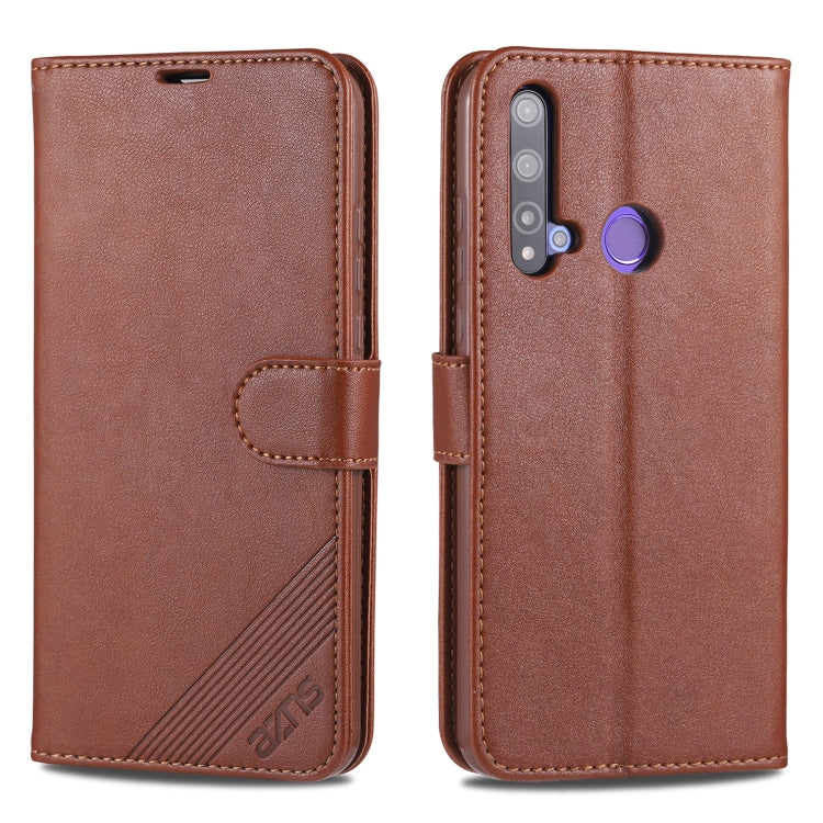 AZNS Sheepskin Texture ซองหนังพลิกแนวนอนพร้อมตัวยึดและช่องเสียบการ์ดและกระเป๋าสตางค์, For Huawei Mate 20 / 20X, For Huawei Mate 20 Pro, For Huawei Mate 30 Lite / Nova 5i Pro, For Huawei Mate 30 / Mate 30 Pro, For Huawei Nova 5 / 5 Pro                  ...