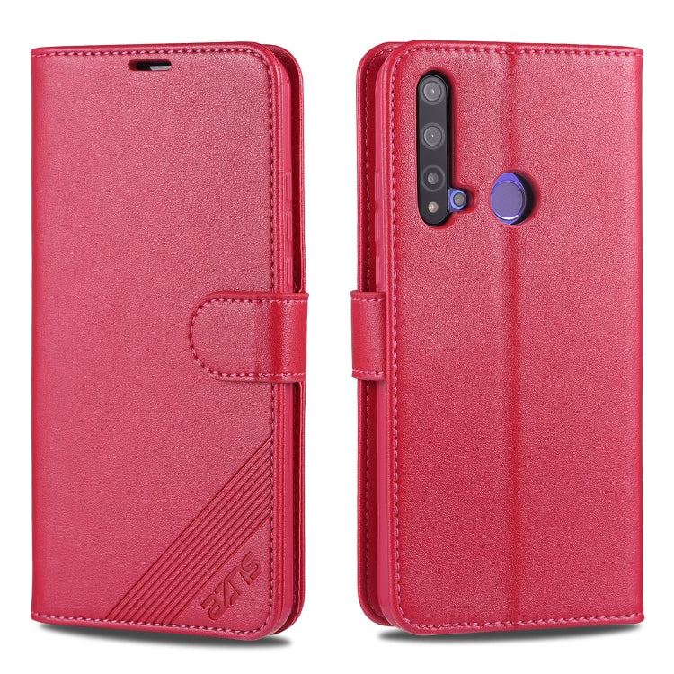 AZNS Sheepskin Texture ซองหนังพลิกแนวนอนพร้อมตัวยึดและช่องเสียบการ์ดและกระเป๋าสตางค์, For Huawei Mate 20 / 20X, For Huawei Mate 20 Pro, For Huawei Mate 30 Lite / Nova 5i Pro, For Huawei Mate 30 / Mate 30 Pro, For Huawei Nova 5 / 5 Pro                  ...