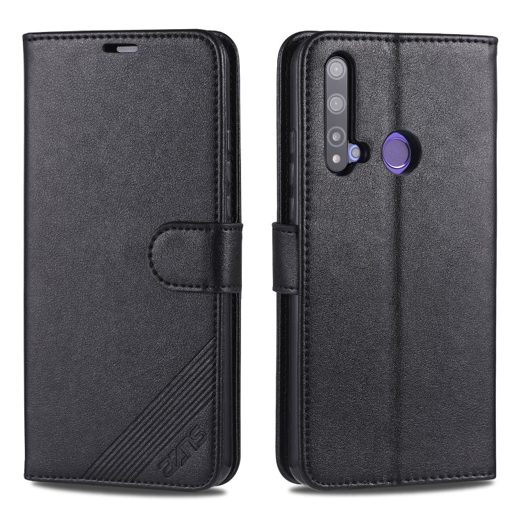 AZNS Sheepskin Texture ซองหนังพลิกแนวนอนพร้อมตัวยึดและช่องเสียบการ์ดและกระเป๋าสตางค์, For Huawei Mate 20 / 20X, For Huawei Mate 20 Pro, For Huawei Mate 30 Lite / Nova 5i Pro, For Huawei Mate 30 / Mate 30 Pro, For Huawei Nova 5 / 5 Pro                  ...