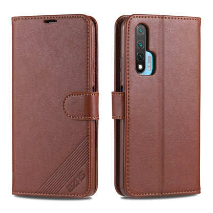 AZNS Sheepskin Texture ซองหนังพลิกแนวนอนพร้อมตัวยึดและช่องเสียบการ์ดและกระเป๋าสตางค์, For Huawei Mate 20 / 20X, For Huawei Mate 20 Pro, For Huawei Mate 30 Lite / Nova 5i Pro, For Huawei Mate 30 / Mate 30 Pro, For Huawei Nova 5 / 5 Pro                  ...