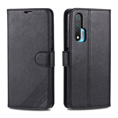 AZNS Sheepskin Texture ซองหนังพลิกแนวนอนพร้อมตัวยึดและช่องเสียบการ์ดและกระเป๋าสตางค์, For Huawei Mate 20 / 20X, For Huawei Mate 20 Pro, For Huawei Mate 30 Lite / Nova 5i Pro, For Huawei Mate 30 / Mate 30 Pro, For Huawei Nova 5 / 5 Pro                  ...