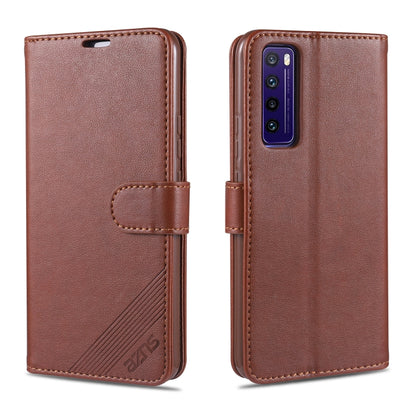 AZNS Sheepskin Texture ซองหนังพลิกแนวนอนพร้อมตัวยึดและช่องเสียบการ์ดและกระเป๋าสตางค์, For Huawei Mate 20 / 20X, For Huawei Mate 20 Pro, For Huawei Mate 30 Lite / Nova 5i Pro, For Huawei Mate 30 / Mate 30 Pro, For Huawei Nova 5 / 5 Pro                  ...