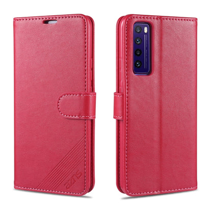AZNS Sheepskin Texture ซองหนังพลิกแนวนอนพร้อมตัวยึดและช่องเสียบการ์ดและกระเป๋าสตางค์, For Huawei Mate 20 / 20X, For Huawei Mate 20 Pro, For Huawei Mate 30 Lite / Nova 5i Pro, For Huawei Mate 30 / Mate 30 Pro, For Huawei Nova 5 / 5 Pro                  ...