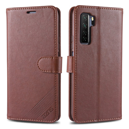 AZNS Sheepskin Texture ซองหนังพลิกแนวนอนพร้อมตัวยึดและช่องเสียบการ์ดและกระเป๋าสตางค์, For Huawei Mate 20 / 20X, For Huawei Mate 20 Pro, For Huawei Mate 30 Lite / Nova 5i Pro, For Huawei Mate 30 / Mate 30 Pro, For Huawei Nova 5 / 5 Pro                  ...