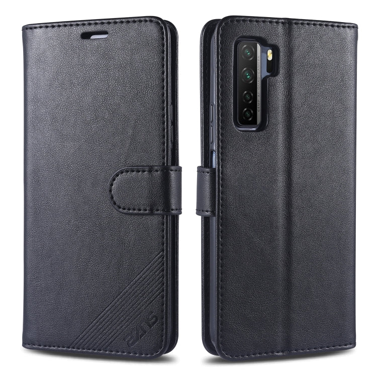 AZNS Sheepskin Texture ซองหนังพลิกแนวนอนพร้อมตัวยึดและช่องเสียบการ์ดและกระเป๋าสตางค์, For Huawei Mate 20 / 20X, For Huawei Mate 20 Pro, For Huawei Mate 30 Lite / Nova 5i Pro, For Huawei Mate 30 / Mate 30 Pro, For Huawei Nova 5 / 5 Pro                  ...