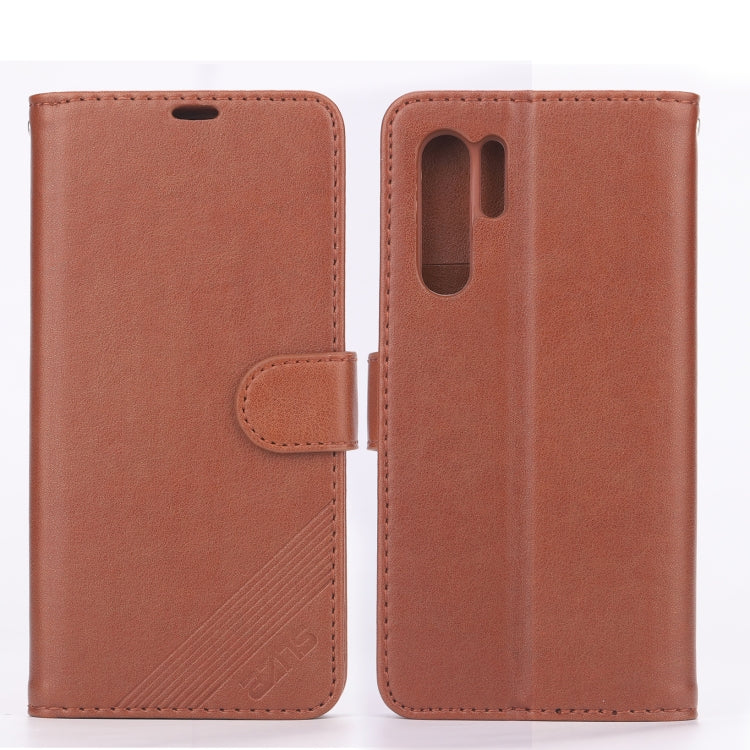 AZNS Sheepskin Texture ซองหนังพลิกแนวนอนพร้อมตัวยึดและช่องเสียบการ์ดและกระเป๋าสตางค์, For Huawei Mate 20 / 20X, For Huawei Mate 20 Pro, For Huawei Mate 30 Lite / Nova 5i Pro, For Huawei Mate 30 / Mate 30 Pro, For Huawei Nova 5 / 5 Pro                  ...