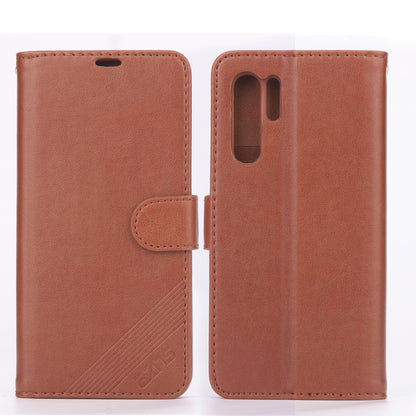 AZNS Sheepskin Texture ซองหนังพลิกแนวนอนพร้อมตัวยึดและช่องเสียบการ์ดและกระเป๋าสตางค์, For Huawei Mate 20 / 20X, For Huawei Mate 20 Pro, For Huawei Mate 30 Lite / Nova 5i Pro, For Huawei Mate 30 / Mate 30 Pro, For Huawei Nova 5 / 5 Pro                  ...