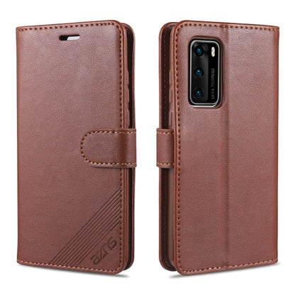 AZNS Sheepskin Texture ซองหนังพลิกแนวนอนพร้อมตัวยึดและช่องเสียบการ์ดและกระเป๋าสตางค์, For Huawei Mate 20 / 20X, For Huawei Mate 20 Pro, For Huawei Mate 30 Lite / Nova 5i Pro, For Huawei Mate 30 / Mate 30 Pro, For Huawei Nova 5 / 5 Pro                  ...