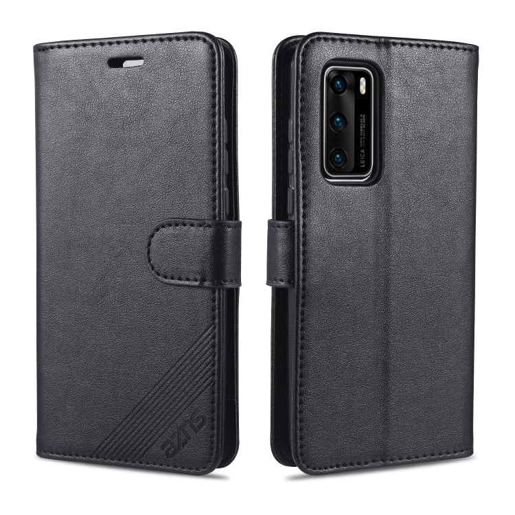 AZNS Sheepskin Texture ซองหนังพลิกแนวนอนพร้อมตัวยึดและช่องเสียบการ์ดและกระเป๋าสตางค์, For Huawei Mate 20 / 20X, For Huawei Mate 20 Pro, For Huawei Mate 30 Lite / Nova 5i Pro, For Huawei Mate 30 / Mate 30 Pro, For Huawei Nova 5 / 5 Pro                  ...