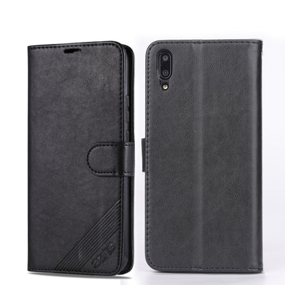 AZNS Sheepskin Texture ซองหนังพลิกแนวนอนพร้อมตัวยึดและช่องเสียบการ์ดและกระเป๋าสตางค์, For Huawei Enjoy 10 Plus / P Smart Z, For Huawei Enjoy 9, For Huawei Enjoy 10s / Honor 20 Lite, For Huawei Maimang 8 / Enjoy 9s / P Smart Plus(2019) / Honor 10i / 20i...