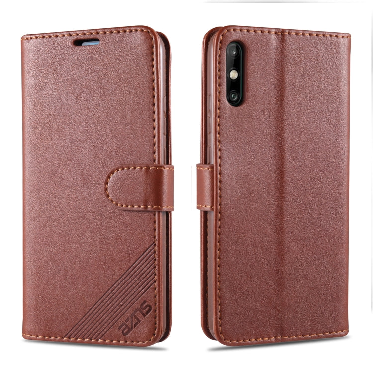 AZNS Sheepskin Texture ซองหนังพลิกแนวนอนพร้อมตัวยึดและช่องเสียบการ์ดและกระเป๋าสตางค์, For Huawei Mate 20 / 20X, For Huawei Mate 20 Pro, For Huawei Mate 30 Lite / Nova 5i Pro, For Huawei Mate 30 / Mate 30 Pro, For Huawei Nova 5 / 5 Pro                  ...