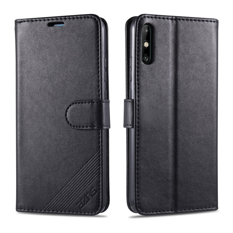 AZNS Sheepskin Texture ซองหนังพลิกแนวนอนพร้อมตัวยึดและช่องเสียบการ์ดและกระเป๋าสตางค์, For Huawei Mate 20 / 20X, For Huawei Mate 20 Pro, For Huawei Mate 30 Lite / Nova 5i Pro, For Huawei Mate 30 / Mate 30 Pro, For Huawei Nova 5 / 5 Pro                  ...