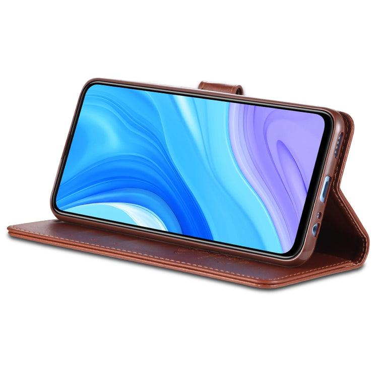 AZNS Sheepskin Texture ซองหนังพลิกแนวนอนพร้อมตัวยึดและช่องเสียบการ์ดและกระเป๋าสตางค์, For Huawei Enjoy 10 Plus / P Smart Z, For Huawei Enjoy 9, For Huawei Enjoy 10s / Honor 20 Lite, For Huawei Maimang 8 / Enjoy 9s / P Smart Plus(2019) / Honor 10i / 20i...