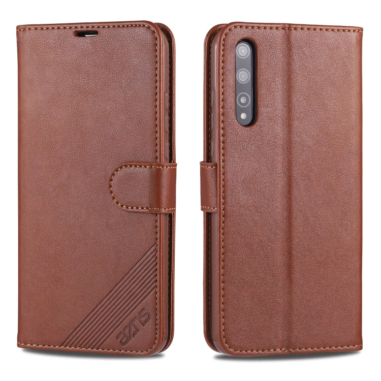 AZNS Sheepskin Texture ซองหนังพลิกแนวนอนพร้อมตัวยึดและช่องเสียบการ์ดและกระเป๋าสตางค์, For Huawei Enjoy 10 Plus / P Smart Z, For Huawei Enjoy 9, For Huawei Enjoy 10s / Honor 20 Lite, For Huawei Maimang 8 / Enjoy 9s / P Smart Plus(2019) / Honor 10i / 20i...